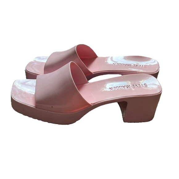 Steve Madden Harlin Slip-On Heeled Sandal (Women's) - Pink - Sz 6M - Picture 2 of 7